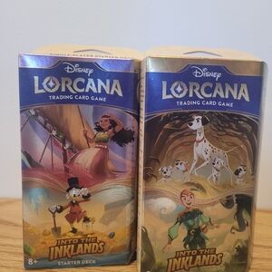 Disney Lorcana Into the Inklands Starter Deck Lot - Sealed TCG